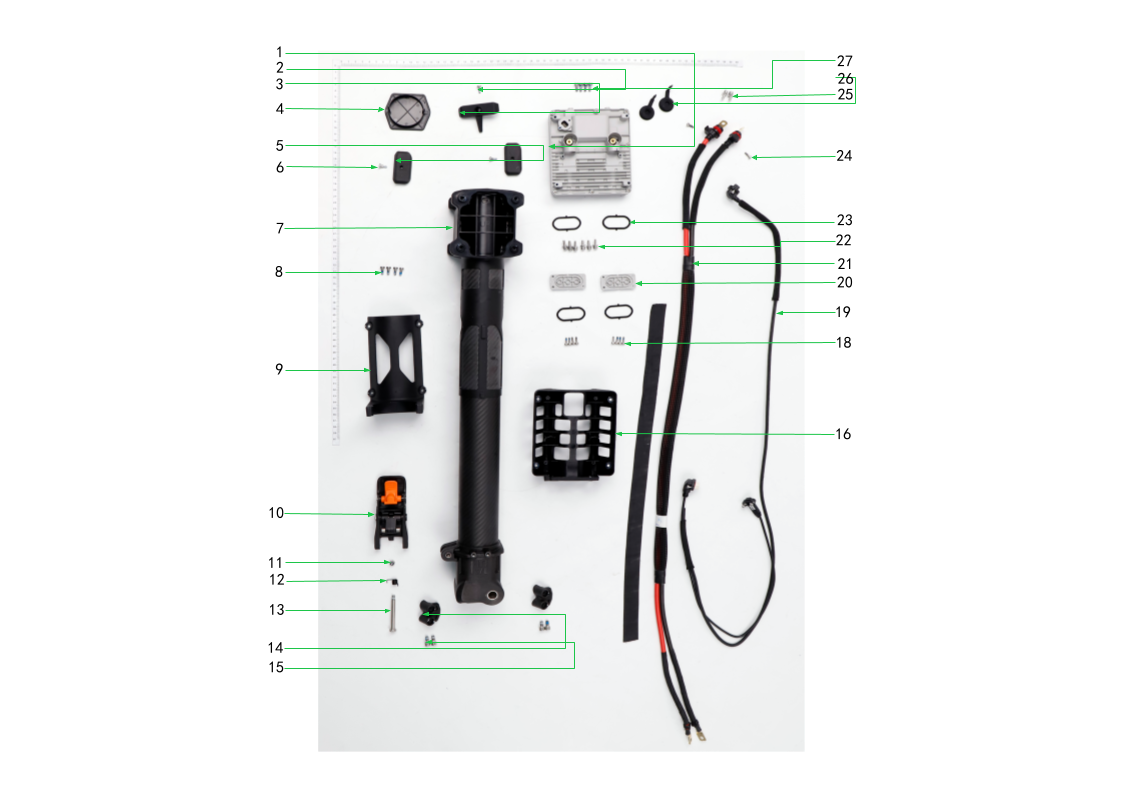 T100 M1/M3 Small Arm Diagram